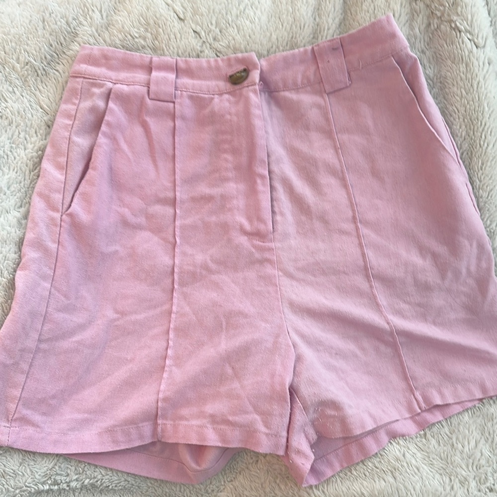 All in Favor High Waist Pink Shorts